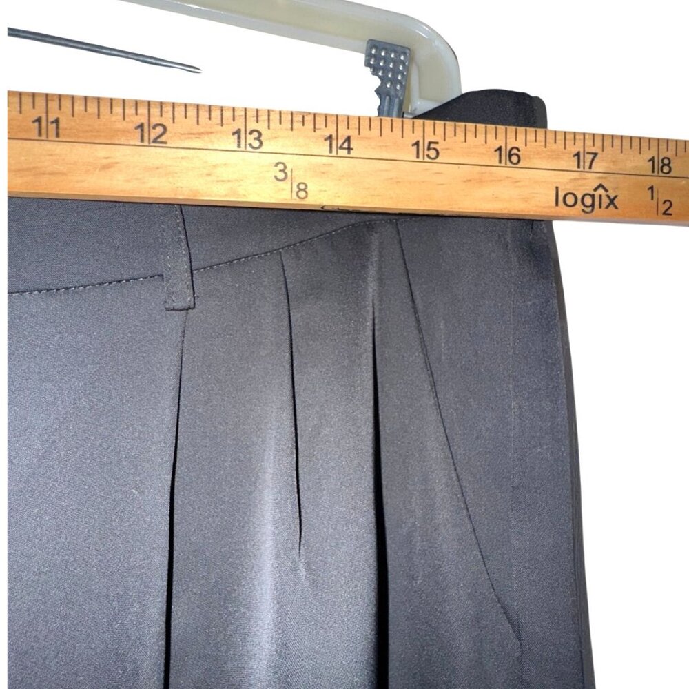 PrettyGarden Chic Black Wide-Leg Pants XXL Elastic Waist Women's Casual Flowy - Picture 5 of 7